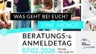 Info- und Anmeldetag am Samstag, 07.Februar 2026 von 9 - 13 Uhr 